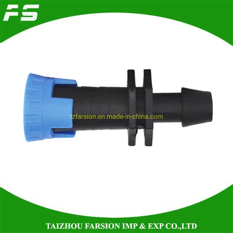 Drip Irrigation 16mm Drip Tape Fittings Plastic Lock Pull Ring Offtake Connector China Drip