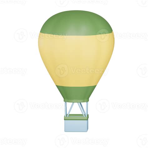 Hot Air Ballon D Illustration PNG