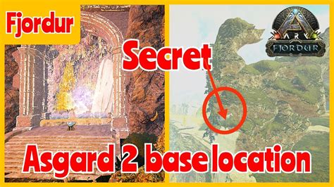 Secret Base Location In Fjordur Asgard Ark Survival Evolved Youtube