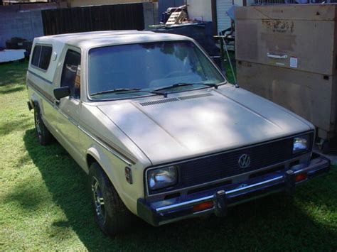 Volkswagen Caddy Rabbit LX Pickup Gasoline Weber For Sale Photos