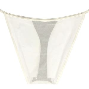 Vintage S White Sheer Thong Bikini Set With Padded Underwire Bra Top Deadstock Etsy