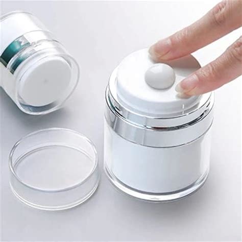 Airless Pump Bottle Portable Cream Jar Vacuum Bottle Travel Airless