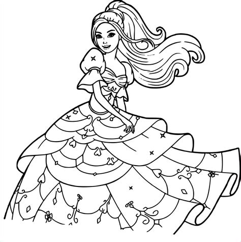 Coloriage Barbie Princesse Bestof Photos Coloriage Disney Princesse