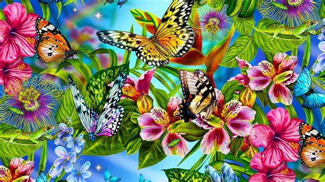 Rainbow Butterfly Wallpapers - Top Free Rainbow Butterfly Backgrounds - WallpaperAccess