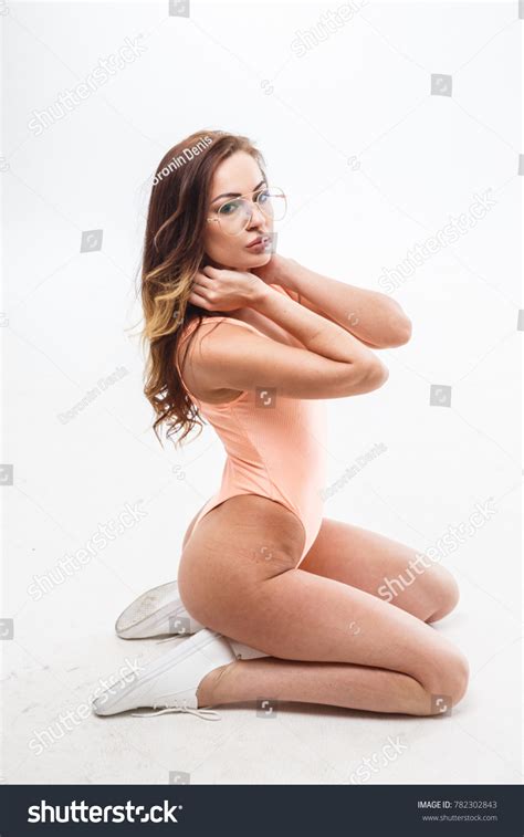 Beautiful Sexy Brunette Girl Swimsuit Lingerie Stock Photo Shutterstock
