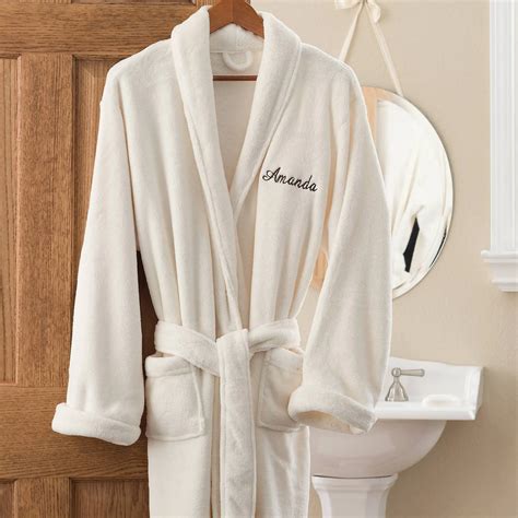 Plush Polyester Fleece Bath Robes Fancy Microfiber Women Soft Bathrobe