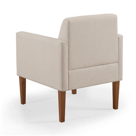 Poltrona Aila Linho Nude E P S Em Madeira Vyle O Melhor Para Sua Casa Como Se Ela Fosse Nossa