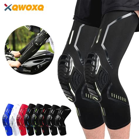 1 Pair Basketball Sports Knee Pads Protector Compression Leg Sleeve Honeycomb Foam Brace