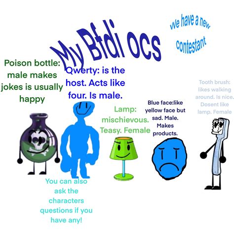 bfdi ocs  oc  bfdiepic  deviantart
