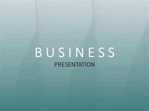 Business Theme PowerPoint Presentation Template – Slidesangel