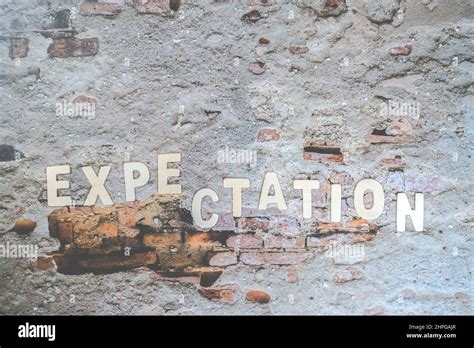 The Expectations Word On The Wall Business Concept Image Expectation