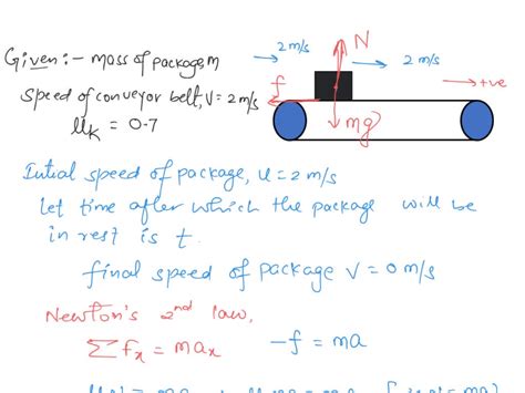 SOLVED A Package Of Mass M Is Dropped Vertically Onto A Horizontal