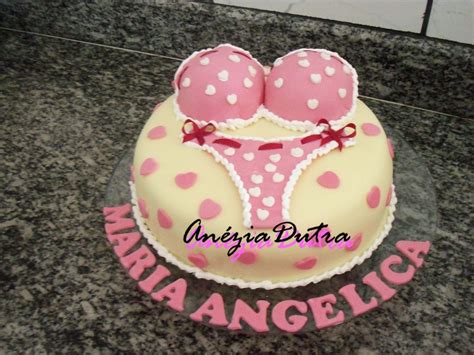 Anézia Dutra Bolos Decorados Bolo Chá de lingerie