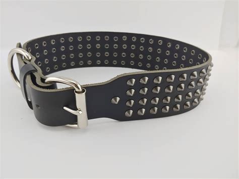 Taurus Studded Leather Dog Collar XXL – Laserlinx