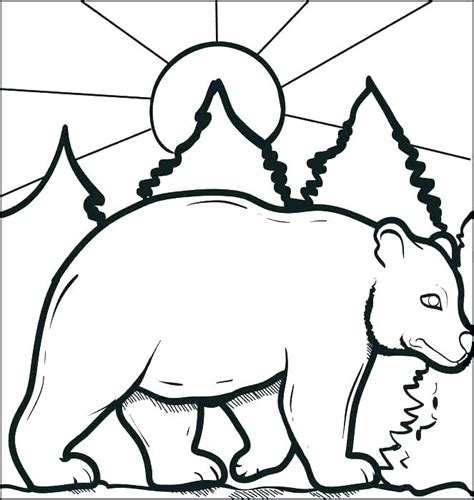 Angry Bear Coloring Page At Free Printable Colorings