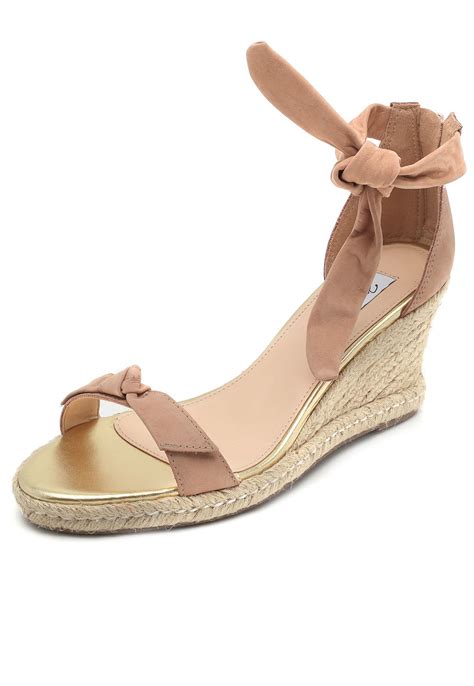 Sand Lia Couro Jorge Alex Anabela Nude Compre Agora Dafiti Brasil