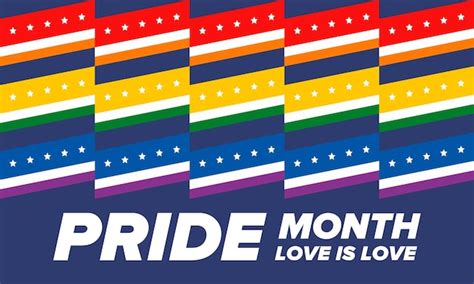 Mês do orgulho lgbt em junho lésbicas gay bissexuais transgêneros bandeira lgbt arco íris amor