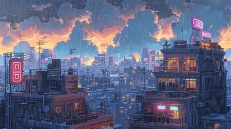 Rain Lofi Hip Hop Beats Chill And Relax In Lofi Town Lofi Mix