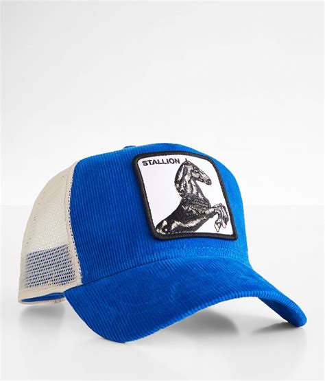 Goorin Bros Sly Stallion Trucker Hat Mens Hats In Blue Buckle