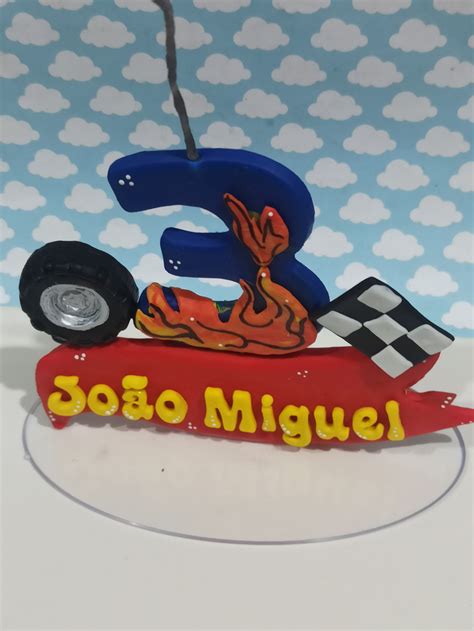 Vela Em Biscuit Hot Wheels Elo Produtos Especiais