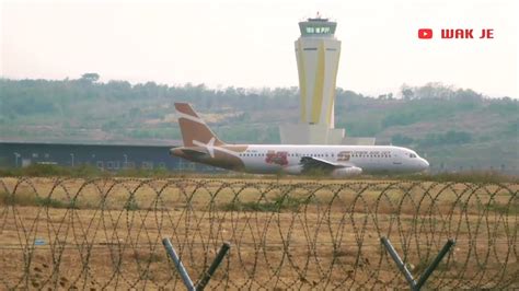 Bandara Dhoho Kediri Take Off Super Air Jet Rute Kediri Balikpapan