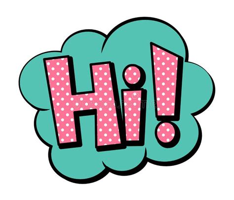 Hello Bubble Clipart