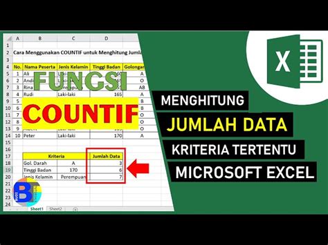 Cara Menggunakan COUNTIF Di Excel Untuk Menghitung Jumlah Data Dengan