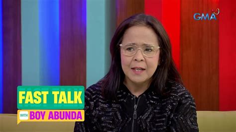 Fast Talk With Boy Abunda Ang Hirap Na Pinagdaanan Ni Dolly De Leon