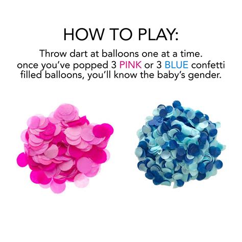 Rool Gender Reveal Ideas Party Supplies Game Pack Gender Reveal