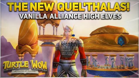 They Put High Elves In Vanilla Wow And Its Awesome Mysteries Of