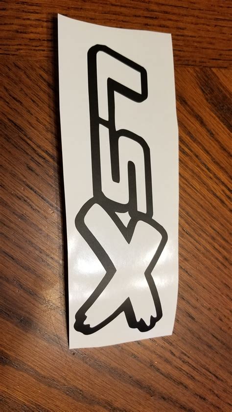 Lsx Vinyl Decal Sticker Ls Ls Swap Etsy