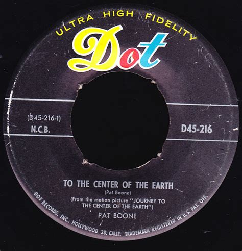 Pat Boone – To The Center Of The Earth (Vinyl) - Discogs