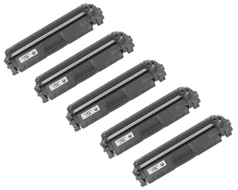 HP CF217A Toner Cartridges 5Pack (HP 17A) 1,600 Pages Ea.
