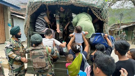 Evening Brief 23000 Civilians Rescued In Violence Hit Manipur Says