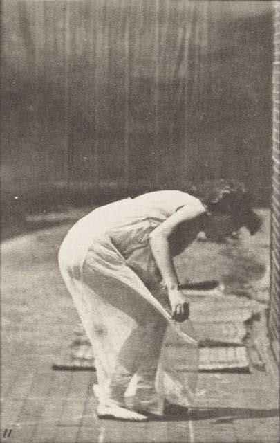 Semi Nude Woman Walking Turning And Stopping To Lift Train Rbm QP M B PICRYL