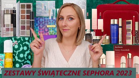 ZESTAWY ŚWIĄTECZNE SEPHORA 2023 MAKIJAŻ CO WARTO KUPIĆ CO NAPRAWDĘ