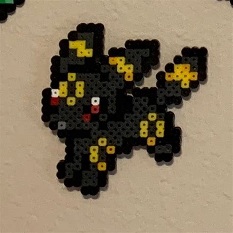 Umbreon Perler Bead Sprite Etsy Bead Sprite Perler Beads Bead Crafts