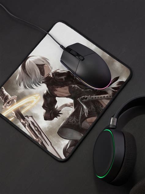 Sexy Yorha B Lewd Thighs Thicc Ass Butt Nier Automata Anime Hentai Girl Mouse Pad By