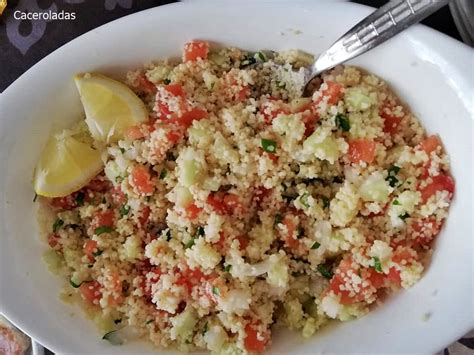 Tabulé o ensalada de cous coús Caceroladas