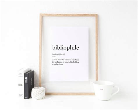 Bibliophile Words Definition Quote Reading Poster Book Etsy In 2020 Definition Quotes Word