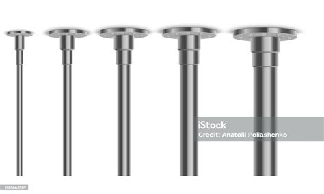metal pole stock illustration  image  abstract aluminum