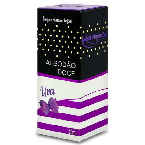 Gel p Sexo Oral Comestível Algodão Doce Sabor Uva ml HOT La Pimienta