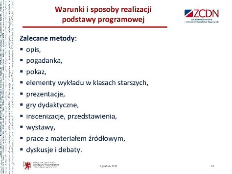 Warsztat Pracy Nauczyciela Historii Wdraanie Nowej Podstawy Programowej