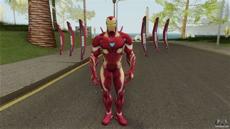 Iron Man Mark B Skin For GTA San Andreas