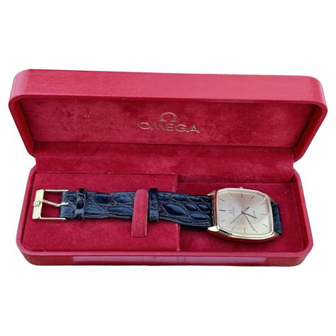 Omega De Ville 1417 Vintage Superb Gold Plated Rare Dotted Dial Watch ...