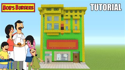 Minecraft Tutorial How To Make Bobs Burgers Restaurant House