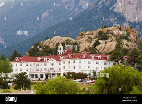 Estes Park Colorado The Stanley Hotel Stock Photo Alamy