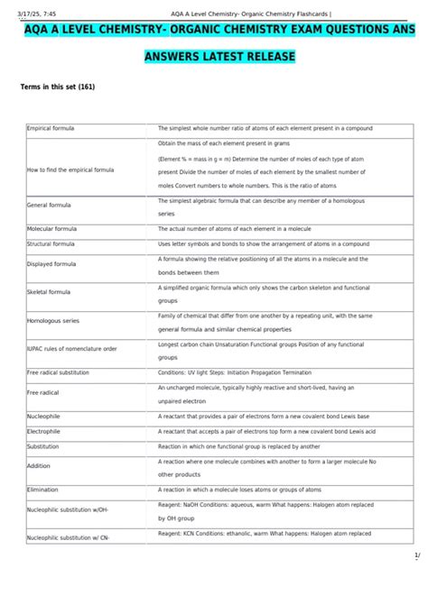 Objective Questions On Organometallic Chemistry With Answers 1