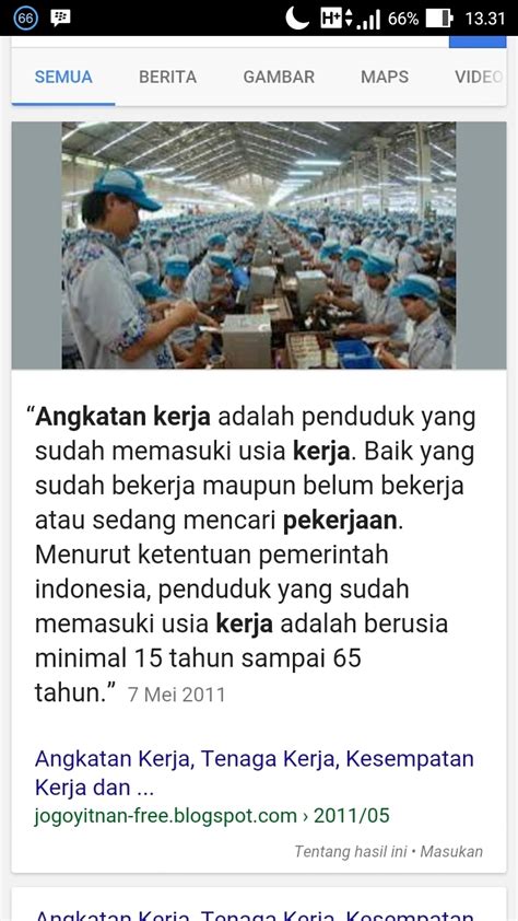 Perbedaan Tenaga Kerja Dengan Angkatan Kerja