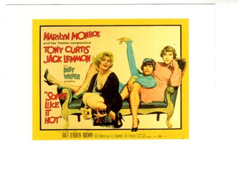 Large 5X7 Marilyn Monroe Tony Curtis Jack Lemmon Movie Some Like It Hot 1959 Topics